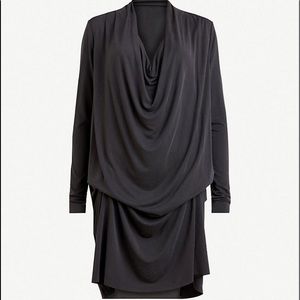 AllSaints Black Amei Dress
